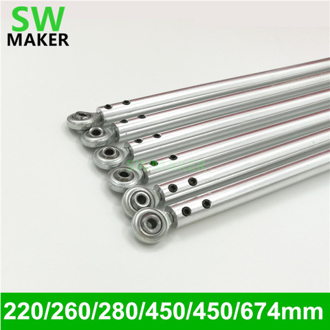 SWMAKER 3D impresora de aleación de aluminio brazo de varilla de empuje Diagonal + rodamiento de extremo de varilla para Rostock Delta Kossel Mini ► Foto 1/3