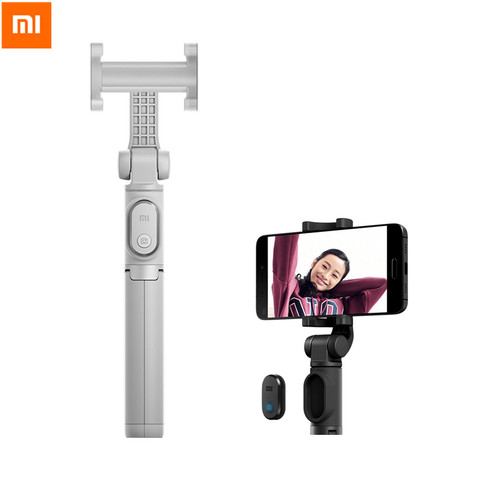 Xiao mi trípode Selfie Stick Bluetooth inalámbrico de Control Remoto Portátil Monopod extensible Handheld para teléfonos móviles ► Foto 1/1