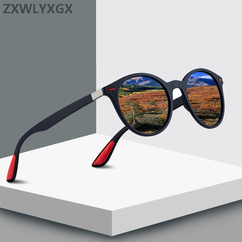Gafas De Sol polarizadas con remache clásico y diseño ZXWLYXGX para hombre y mujer TR90 con patas más ligeras y montura ovalada UV400 Gafas De Sol ► Foto 1/6