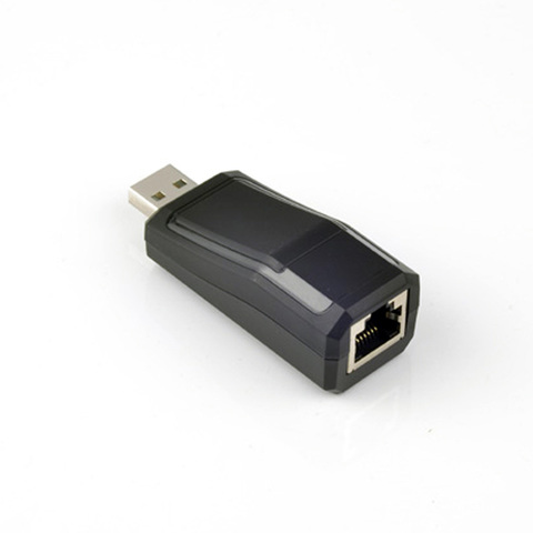 USB externo rápido USB 2,0 Ethernet Cable LAN Adaptador 10/100Mbps para portátil MosChip MCS7830 WIN10 MAC ► Foto 1/6
