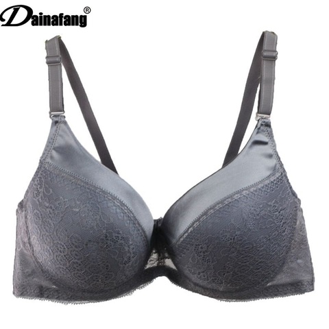 Dainafan-Sujetador de encaje con realce para mujer, lencería Sexy, íntimo, BCDE, grande, bordado, rico y Noble, ropa interior ► Foto 1/6