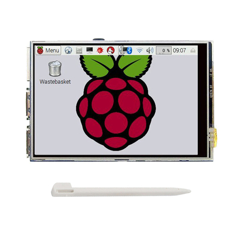 Raspberry Pi 4-pantalla LCD táctil de 3,5 pulgadas, carcasa de acrílico, carcasa transparente para RPI 4 Modelo B ► Foto 1/6