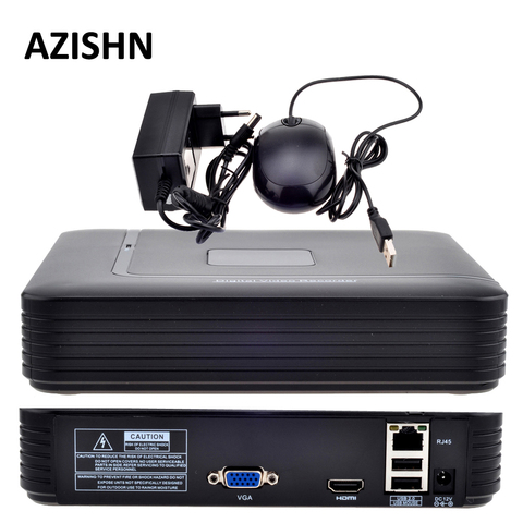 Mini NVR Full HD 4CH 8CH 2MP seguridad CCTV NVR 1080P ONVIF 2,0 grabadora de vídeo de red para 1080P IP cámara de vigilancia sistema ► Foto 1/1