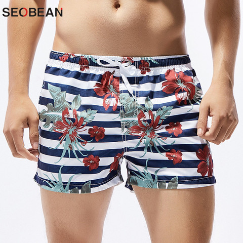 SEOBEAN-pantalones cortos coloridos para hombre, bañadores para la playa, ocio, Verano ► Foto 1/6