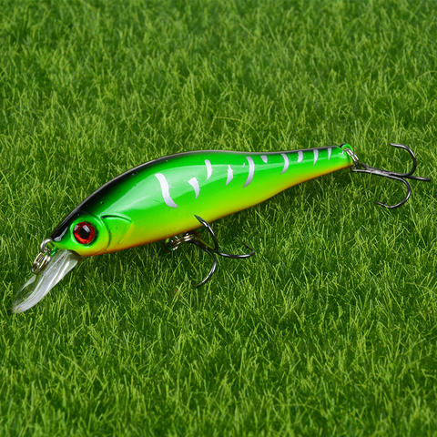 1 Uds se hunde Minnow señuelo Crankbait cebo de Pesca 9,5 cm 11,5g Rattlin Pesca cebo de Pesca duro para bajo aparejo de Pesca de Lucio ► Foto 1/6