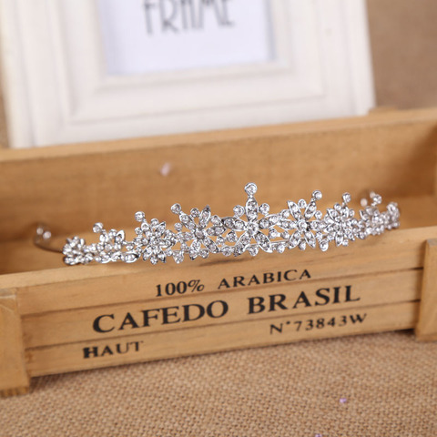 3 diseños de moda de cristal de la boda Tiara nupcial corona para las mujeres diadema de graduación adornos para el cabello de la novia accesorios de la joyería del pelo de la boda ► Foto 1/6