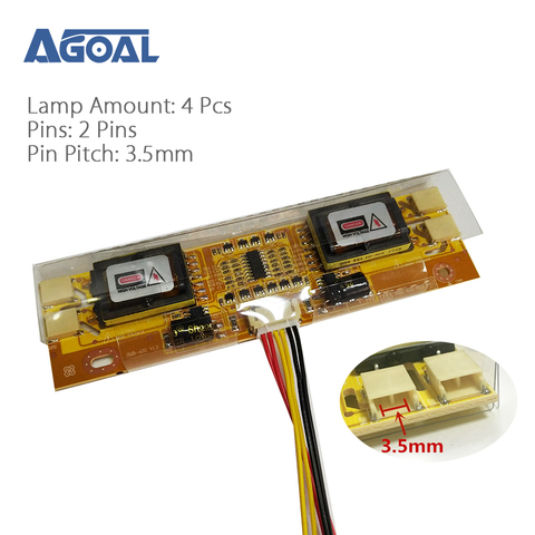 Universal 4 lámpara puerto único General de alta presión tablero inversor general LCD pantalla Panel Monitor CCFL inversor ► Foto 1/6