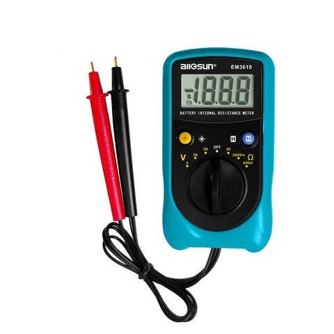 All-sun-Medidor de Resistencia Interno EM3610, medidor de temperatura de voltaje de batería, probador automotriz ► Foto 1/6