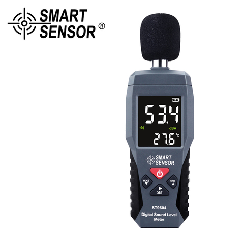 Medidor de ruido Digital ST9604, Detector de decibelios 30-130dB, medidor de ruido, herramienta de diagnóstico, Sensor inteligente ► Foto 1/6