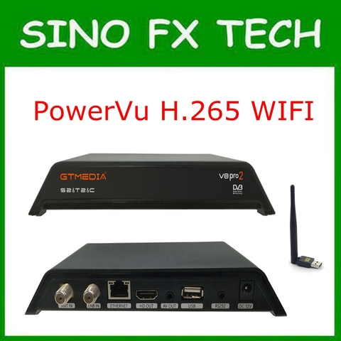 Libre universal V8 Super DVB-S2 receptor de TV por satélite apoyo PowerVu Biss clave 1080 P USB Wifi ► Foto 1/4