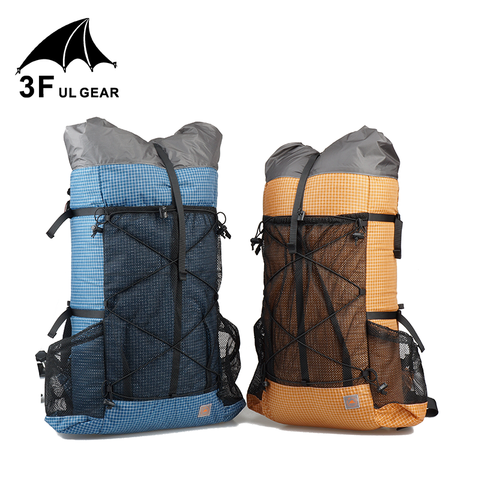 3F UL GEAR TUTOR26 38L UHMWPE y Nylon/30D Cordura ultraligero impermeable al aire libre escalada bolsa sin marco mochila Trekking paquetes ► Foto 1/5