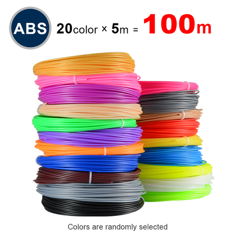 Perfecto bolígrafo 3d especial abs filamento pla 1,75mm pla filamento 3d impresora abs 3d pluma pla plástico 20 colores abs 1,75 sin contaminación ► Foto 1/6