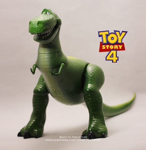 Disney Toy Story 4 Rex el dinosaurio verde que habla versión Q 30cm PVC  figuras de acción mini muñecas juguetes para niños modelo para regalo de  niños - Historial de precios y