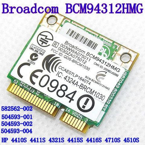 Broadcom-tarjeta Wifi inalámbrica Bcm94312hmg Bcm4312, Mini Pci-e, 802,11 B G ► Foto 1/1