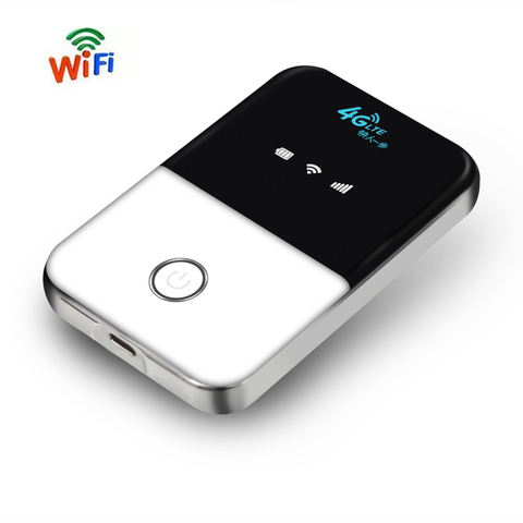 Enrutador TianJie 4G Lte de bolsillo Wifi para coche, punto de acceso Wifi inalámbrico, enrutador de módem desbloqueado Mifi 4G con ranura para tarjeta Sim ► Foto 1/6