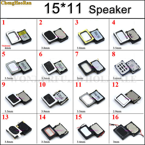 ChengHaoRan 15x11 15x11x3 altavoz zumbador timbre chino teléfono cuadrado altavoces Universal para Samsung/ /Huawei/mi Xiaomi rojo mi ► Foto 1/2