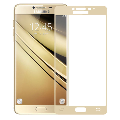 Para Samsung Galaxy C9 pro A9 A5 A3 A7 J3 J5 J7 2016 S7 ON5 ON7 2017 cubierta de vidrio templado película Original de la pantalla de protección ► Foto 1/6