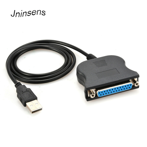USB a 25 Pin DB25 hembra IEEE 1284 impresora paralela LPT Adaptador convertidor de impresión Cable interfaz paralela comunicación ► Foto 1/4