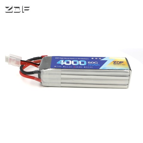 ZDF 4000mAh 4S 14,8 V 50C Lipo batería ► Foto 1/6