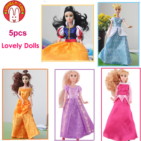 Princesa juguetes muñecas niña Rapunzel moda de hadas 12 Cuerpo lokai Tsum muñeca Bjd Brinquedo Toy para niñas regalos 30 cm ► Foto 1/4