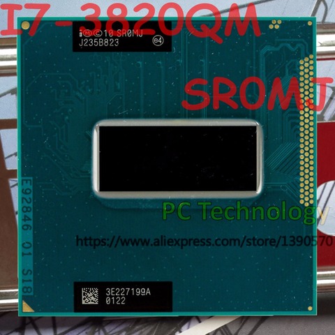 Original Intel Core I7-3820QM SR0MJ CPU I7 3820QM procesador 2,7 GHz-3,7 GHz L3 = 8 M Quad core envío libre enviar dentro 1 día ► Foto 1/2