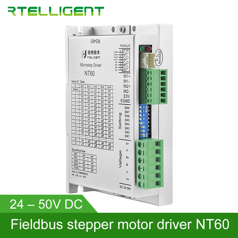 Rtelligent 2 3 fase Nema 23 24 NT60 RS485 controlador de Motor paso a través de RS485 red Modbus para bucle abierto y bucle cerrado Motor ► Foto 1/6