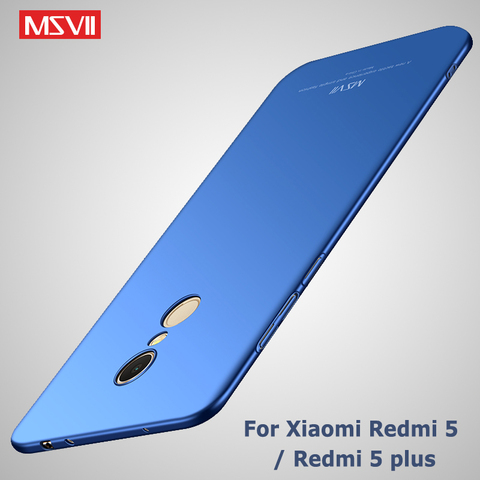 Funda Msvii para Xiaomi Redmi 5 Plus, versión Global, funda para Xiaomi Redmi 5 Pro 2017, Xiomi Redmi5, funda para PC, fundas para Redmi 5A ► Foto 1/6