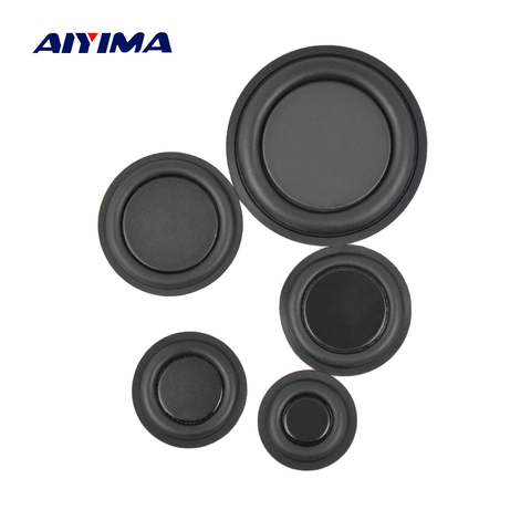 AIYIMA 2 piezas Audio bajo vibratorio diafragma pasivo radiador altavoces piezas de reparación 30/35/40/45/ 62mm DIY para accesorios de altavoz ► Foto 1/6