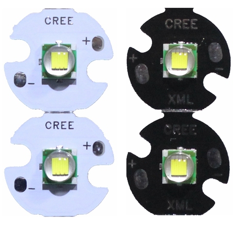 Diodo Emisor de alta potencia LED CREE XML XM-L T6 LED U2, 10W, blanco frío, Blanco cálido, 12mm, 14mm, 16mm, 20mm, PCB para bricolaje, 2 uds. ► Foto 1/6