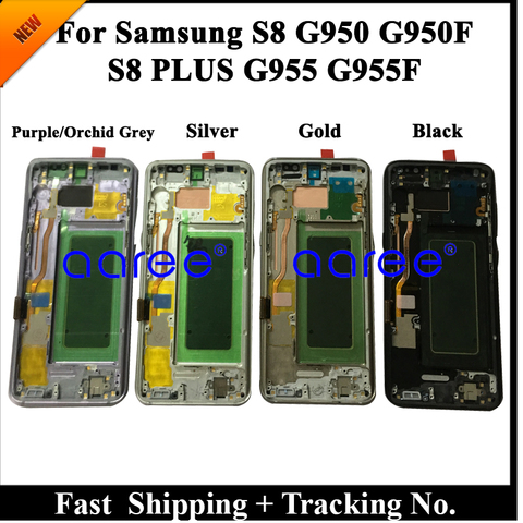 100% Original Super AMOLED LCD para Samsung S8 G950 LCD S8 G950F LCD para Samsung S8 pantalla LCD pantalla táctil digitalizador de montaje ► Foto 1/5