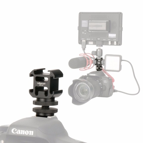Ulanzi-Adaptador de montaje de zapata Triple, PT-3S, para cámara DSLR de Nikon, Canon, Sony ► Foto 1/6