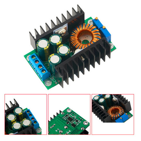 Módulo de fuente de alimentación profesional reductor CC, CC, CV, convertidor Buck, 8-40V a 1,25-36V, 12a, ajustable, venta al por mayor en todo el mundo, 1 Uds. ► Foto 1/6