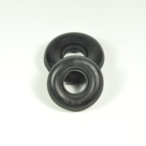Neumático de repuesto de rueda de goma para Avión RC, 1 par, 1,75 
