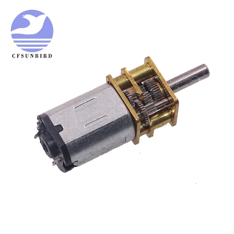 DC 12V N20 Mini Micro motorreductor de Metal con rueda dentada motores DC 15RPM 30RPM 50RPM, 60RPM, 100RPM, 150RPM, 200RPM, 300 de 500 de 600 a 1000RPM ► Foto 1/3