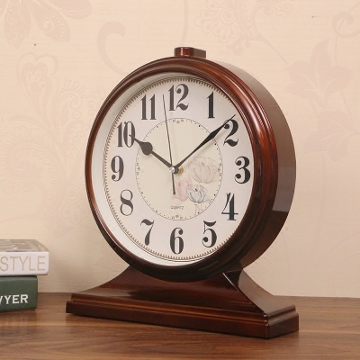 Reloj de cuarzo con diseño de madera para decoración de oficina, cronógrafo silencioso, estilo Retro, LY451 ► Foto 1/5