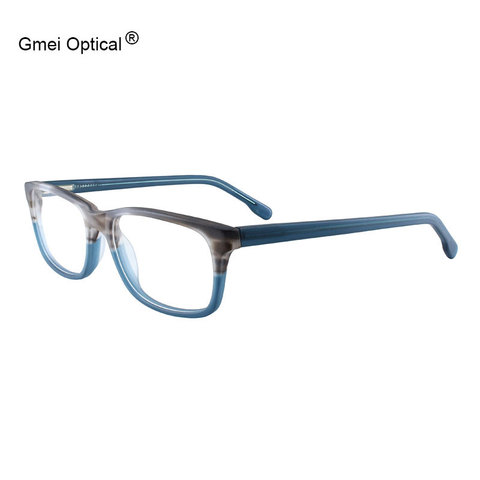 Gmei óptica gafas de acetato lleno-borde prescripción marcos de gafas espectáculo para hombres y mujeres gafas T8061 con bisagras de primavera ► Foto 1/6