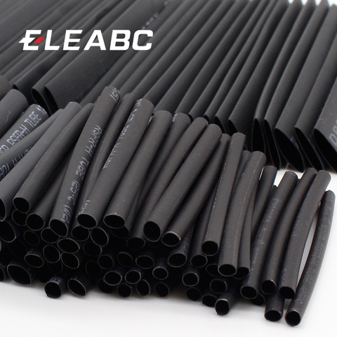 127 unids/lote Heat Shrink Tubing 7,28 M 2:1 negro coche tubo Cable Sleeving surtido envoltura Kit de alambre con poliolefina bañera ► Foto 1/5