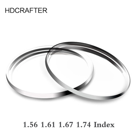 HDCRAFTER 1,56, 1,61, 1,67, 1,74 índice asféricos receta de lentes miopía hipermetropía personalizado lentes para hombres y mujeres ► Foto 1/6