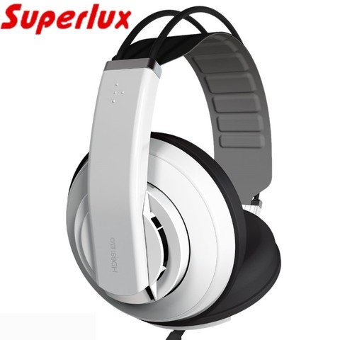 Superlux-auriculares HD681 EVO versión mejorada, auriculares semiabiertos dinámicos con control de audio, cable de audio desmontable, auriculares de estéreo HiFi ► Foto 1/6