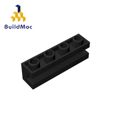 BuildMOC-piezas de bloques de construcción para niños, juguetes de piezas de Tecnología Educativa, Compatible con montaje de partículas 2653 negro 1x4 para piezas de bloques de construcción ► Foto 1/1