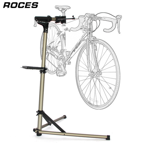 Soporte reparación bicicleta aleación de aluminio profesional fijo plegable hogar mecánico soporte de trabajo ajustable mantenimiento almacenamiento soporte ► Foto 1/6