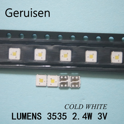 Tira de LED para retroiluminación de TV SAMSUNG, 200 lúmenes, 2,4 W, 3V, 3535 LM, blanco frío, para aplicación de TV LCD ► Foto 1/2