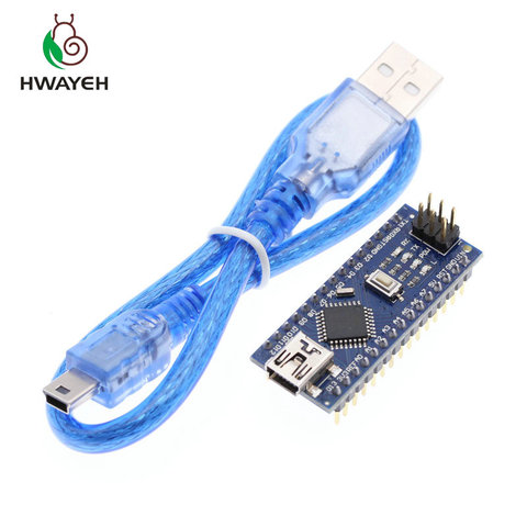 MINI USB Nano V3.0 ATmega328P CH340G 5V 16M, placa microcontrolador para arduino NANO 328P NANO 3,0 ► Foto 1/6