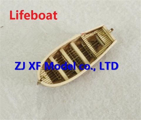 Mini bote salvavidas de madera, vela acabada, actualización de latón, no incluye el modelo de barco, escala 1/100, Halcon1840 ► Foto 1/5