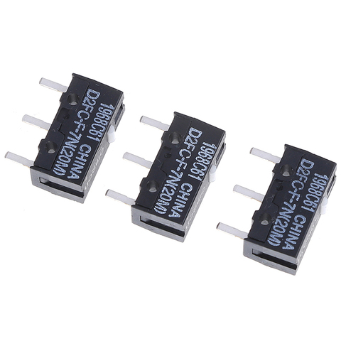 4 unids/lote D2FC-F-7N(20M) Micro interruptor microinterruptor para G600 ratón venta al por mayor ► Foto 1/6