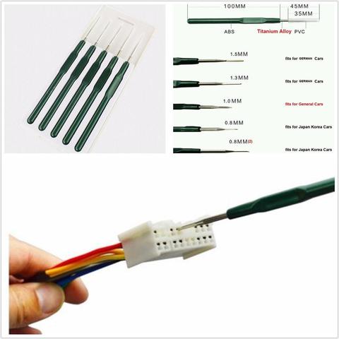 At5pcs Crimp Pasadores terminal desmontaje kit de herramientas para RAV4 BMW F01 Audi VW Passat Molex Delphi Tyco AMP Sumitomo conectores ► Foto 1/1