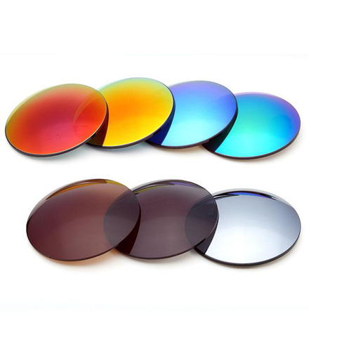 Anteojos coloridos con espejo de visión única SPH-1,61 ~ 0 CYL, lentes ópticas de alta calidad con diámetro de 75mm, 9,00 ► Foto 1/6