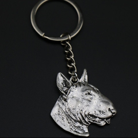 LLavero de Bull Terrier, joyería Popular de perro en relieve, colores nuevos de moda ► Foto 1/6