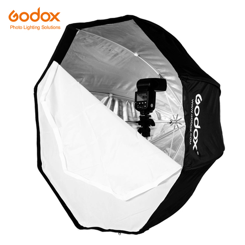 Godox 120cm 47in octógono portátil Softbox paraguas Brolly Reflector para Flash Speedlight ► Foto 1/6