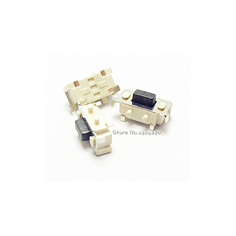100 Uds 3*6mm SMD tacto Interruptor táctil para luz 2 pin botón en el lateral Micro botón 3*6*6*3,5mm ► Foto 1/2
